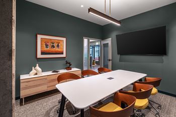 Co-working space and private meeting rooms